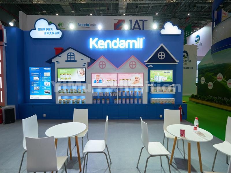 Kendamil's booth construction