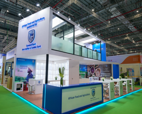 Standard Bank‘s booth construction