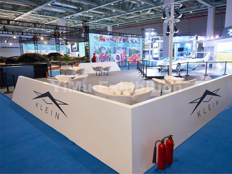 KLEIN Aircar’s booth design KLEIN Aircar’s booth design