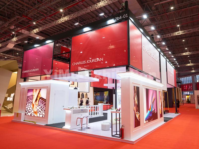 Charles Jourdan's trade show booth design Charles Jourdan's trade show booth design