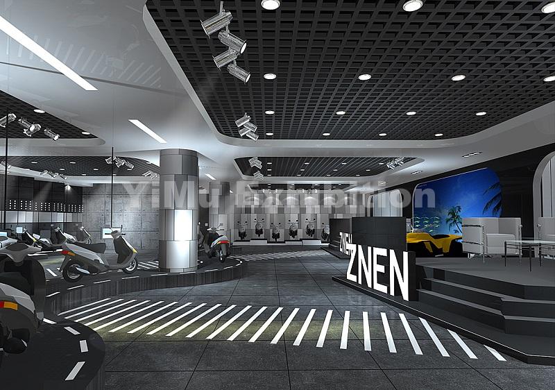 Zhongneng Vehicle Group's booth design and construction