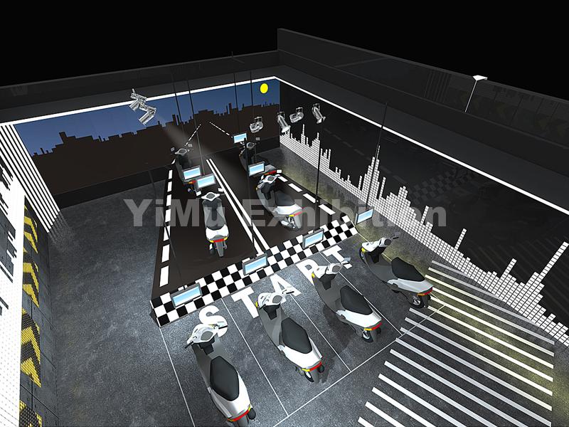 Zhongneng Vehicle Group's booth design and construction