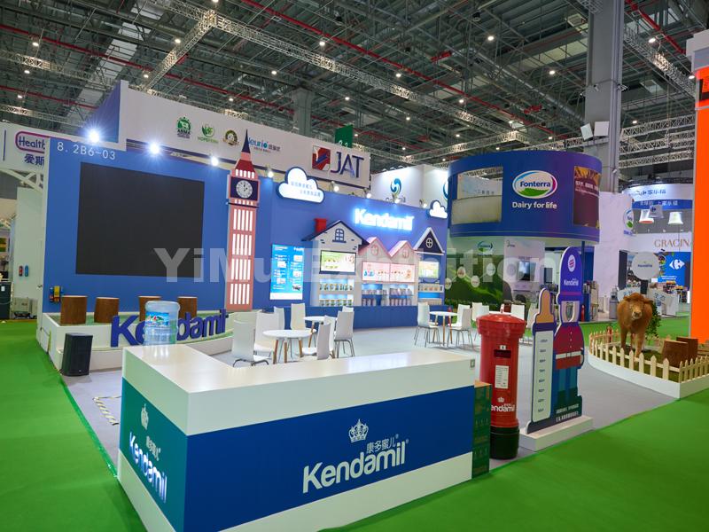 Kendamil's booth construction