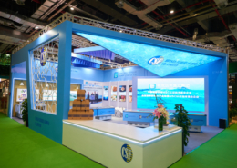 Huanan Fishery's exhibition stand design