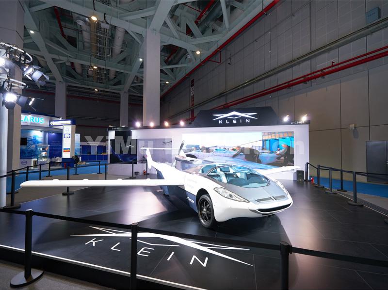 KLEIN Aircar’s booth design KLEIN Aircar’s booth design