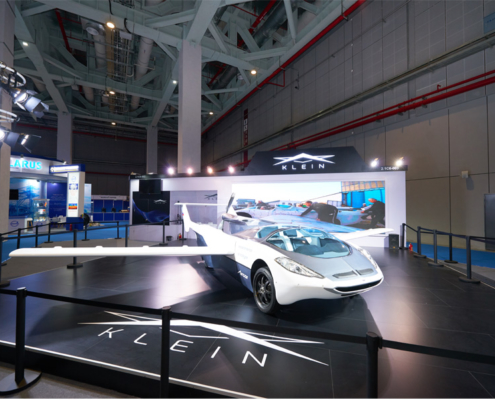 KLEIN Aircar’s booth design