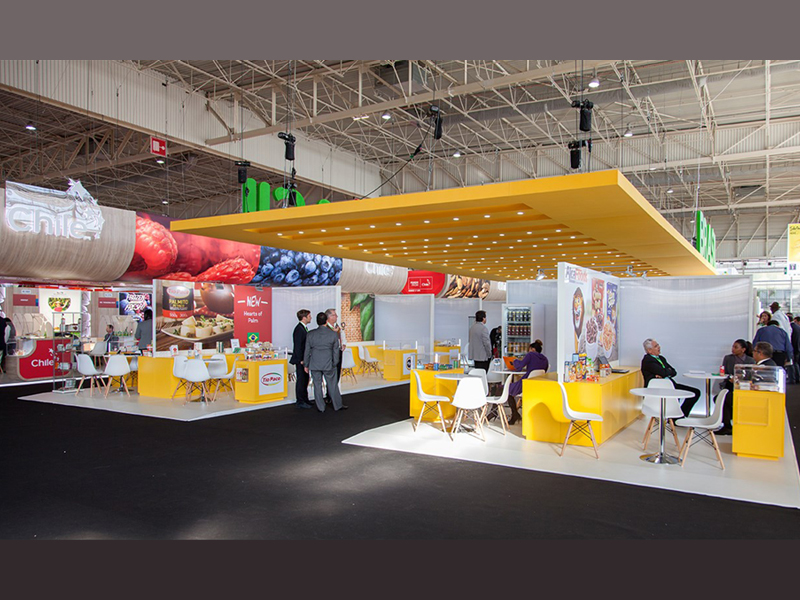 Brazil booth construction