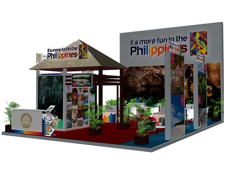 China booth construction